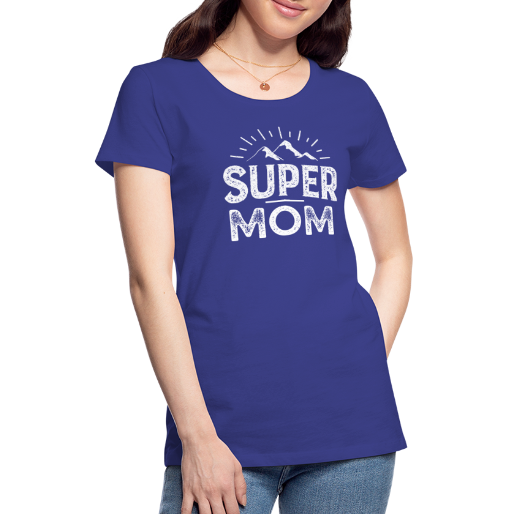 Frauen Premium T-Shirt - Super Mom - Königsblau