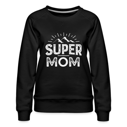 Frauen Premium Pullover - Best Mom - Schwarz