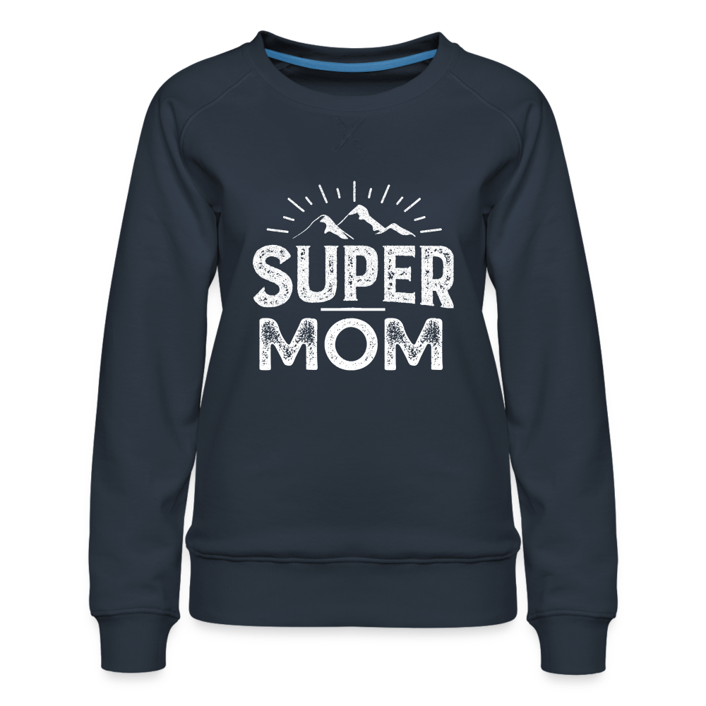 Frauen Premium Pullover - Best Mom - Navy