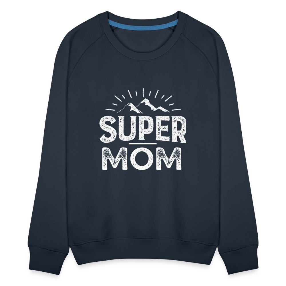 Frauen Premium Pullover - Best Mom - Navy