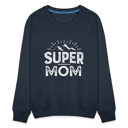 Frauen Premium Pullover - Best Mom - Navy