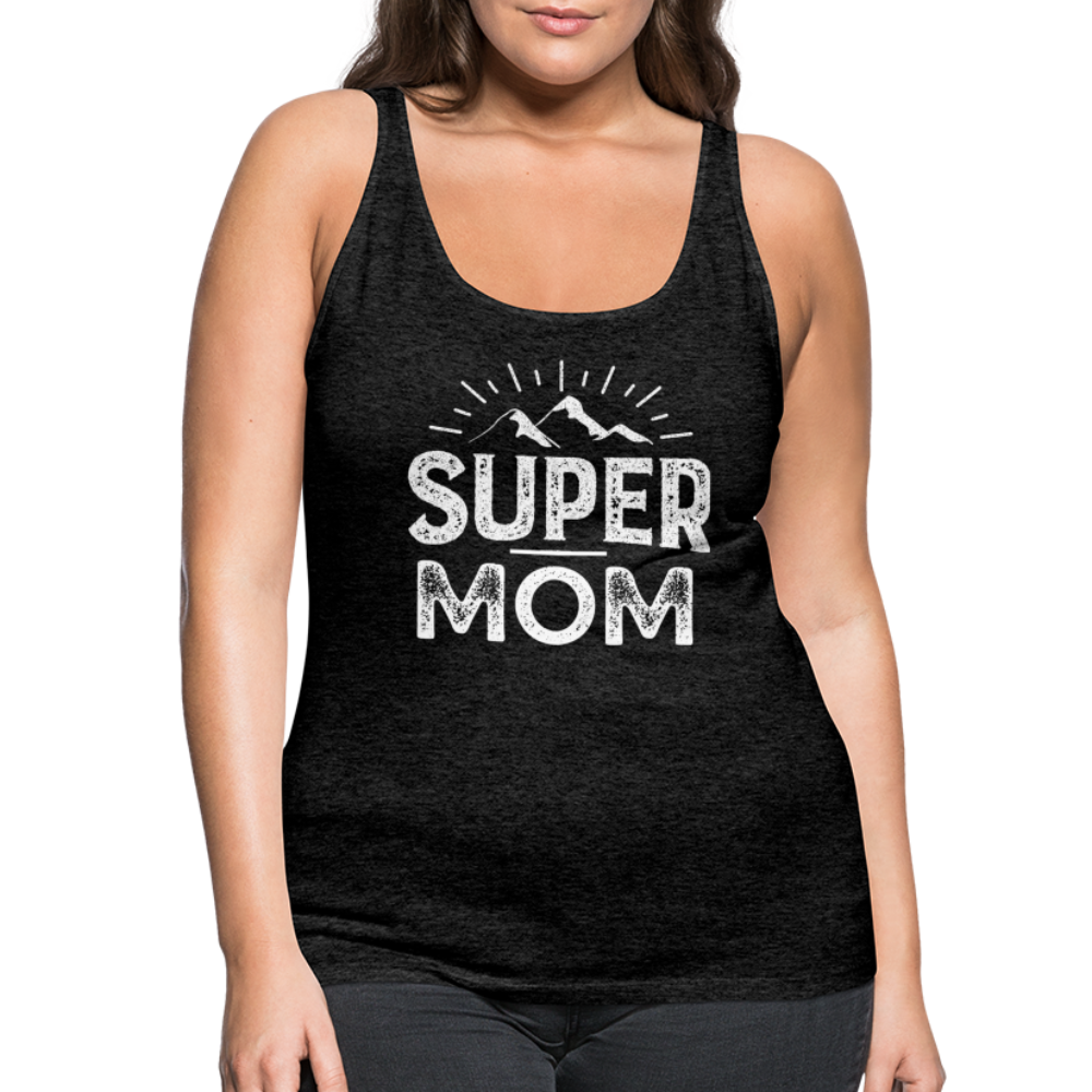 Frauen Premium Tank Top - Super Mom - Anthrazit