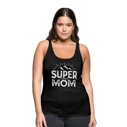 Frauen Premium Tank Top - Super Mom - Anthrazit