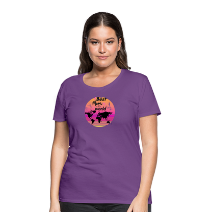 Frauen Premium T-Shirt - Lila