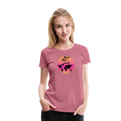 Frauen Premium T-Shirt - Malve