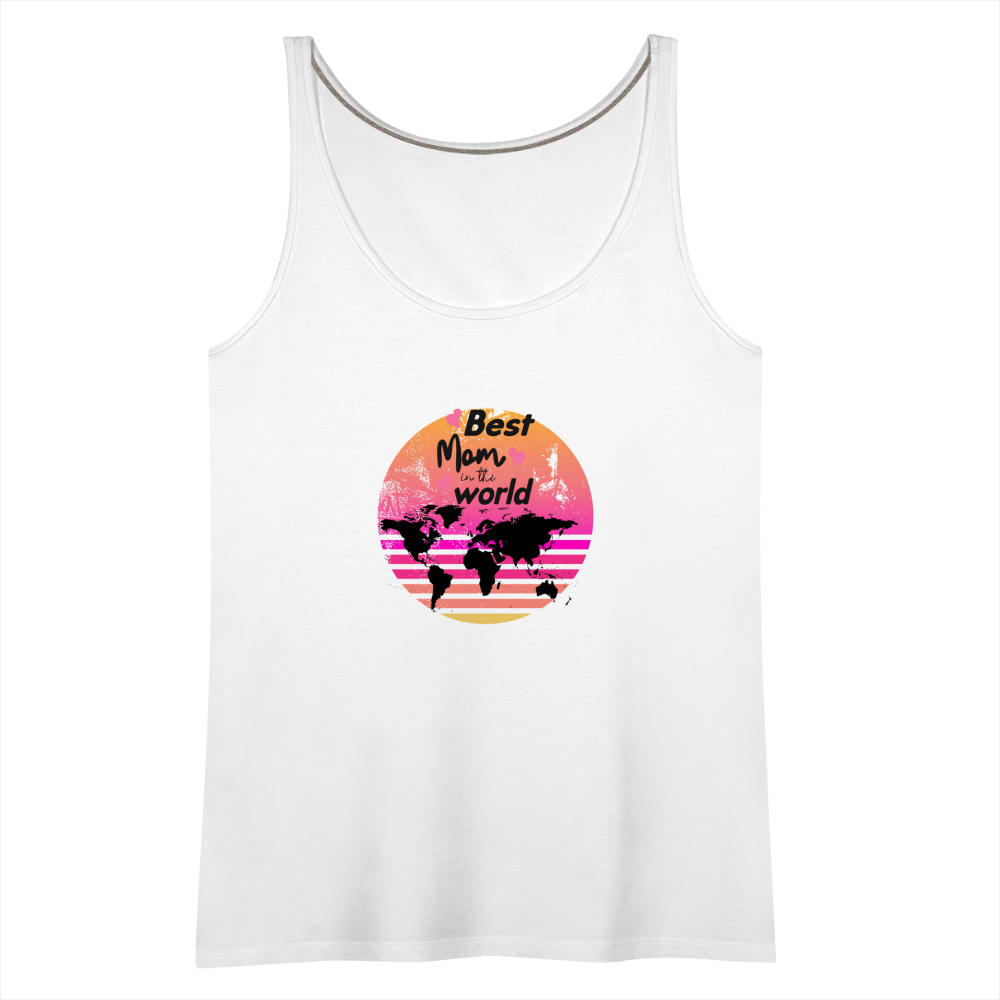 Frauen Premium Tank Top - Best Mom in the world - weiß