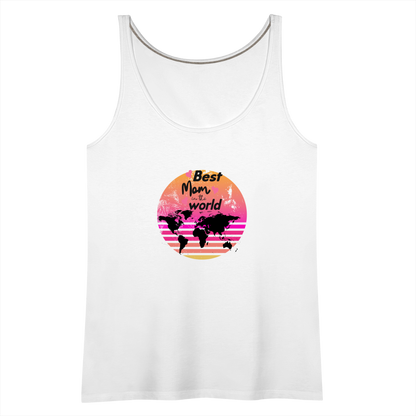 Frauen Premium Tank Top - Best Mom in the world - weiß