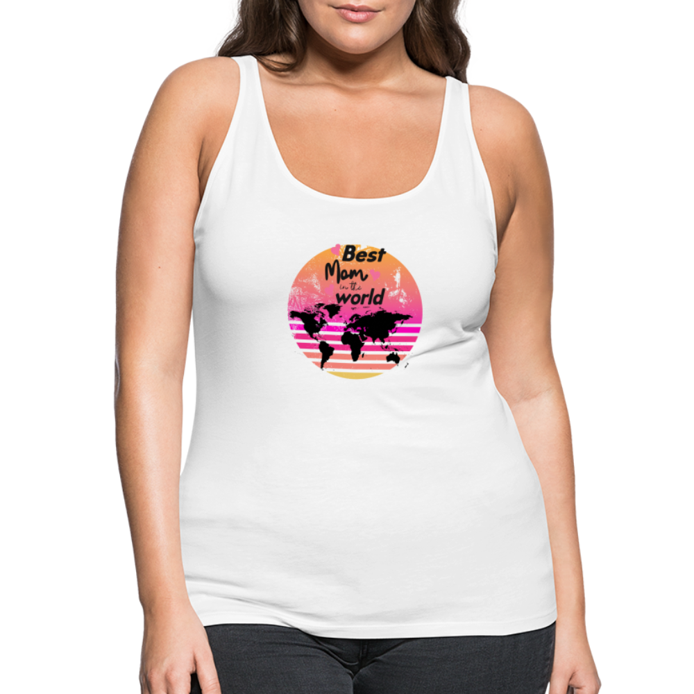 Frauen Premium Tank Top - Best Mom in the world - weiß