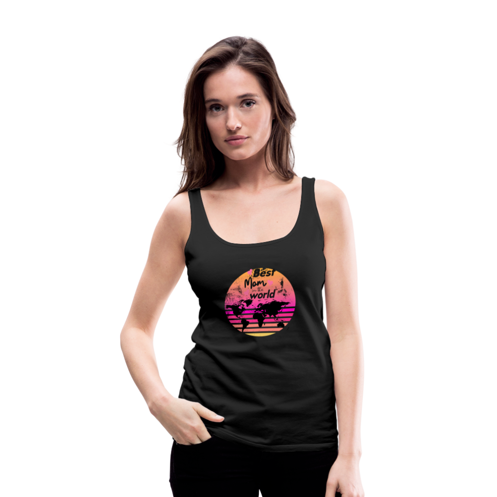 Frauen Premium Tank Top - Best Mom in the world - Schwarz