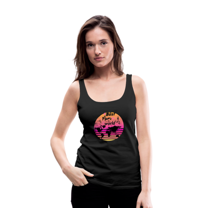 Frauen Premium Tank Top - Best Mom in the world - Schwarz