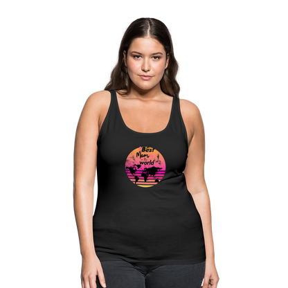 Frauen Premium Tank Top - Best Mom in the world - Schwarz