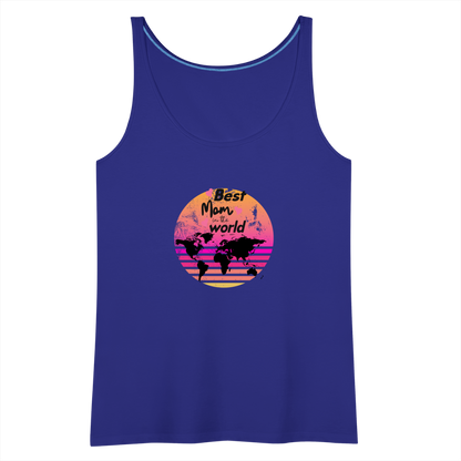 Frauen Premium Tank Top - Best Mom in the world - Königsblau