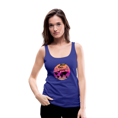 Frauen Premium Tank Top - Best Mom in the world - Königsblau