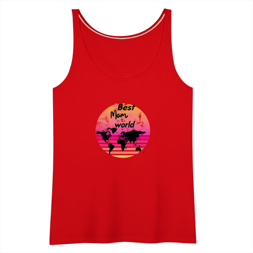 Frauen Premium Tank Top - Best Mom in the world - Rot