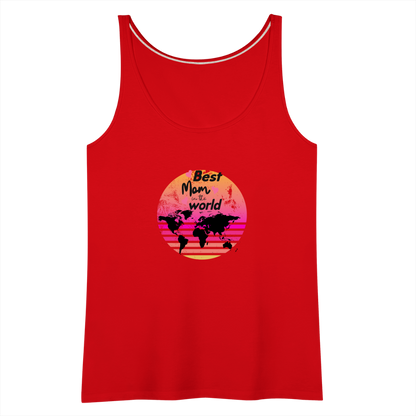 Frauen Premium Tank Top - Best Mom in the world - Rot