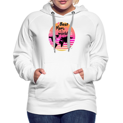 Frauen Premium Hoodie - Best Mom in the world - weiß