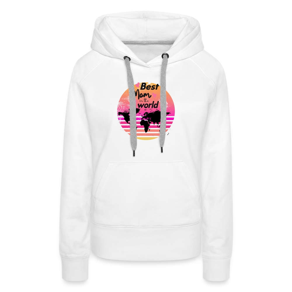 Frauen Premium Hoodie - Best Mom in the world - weiß