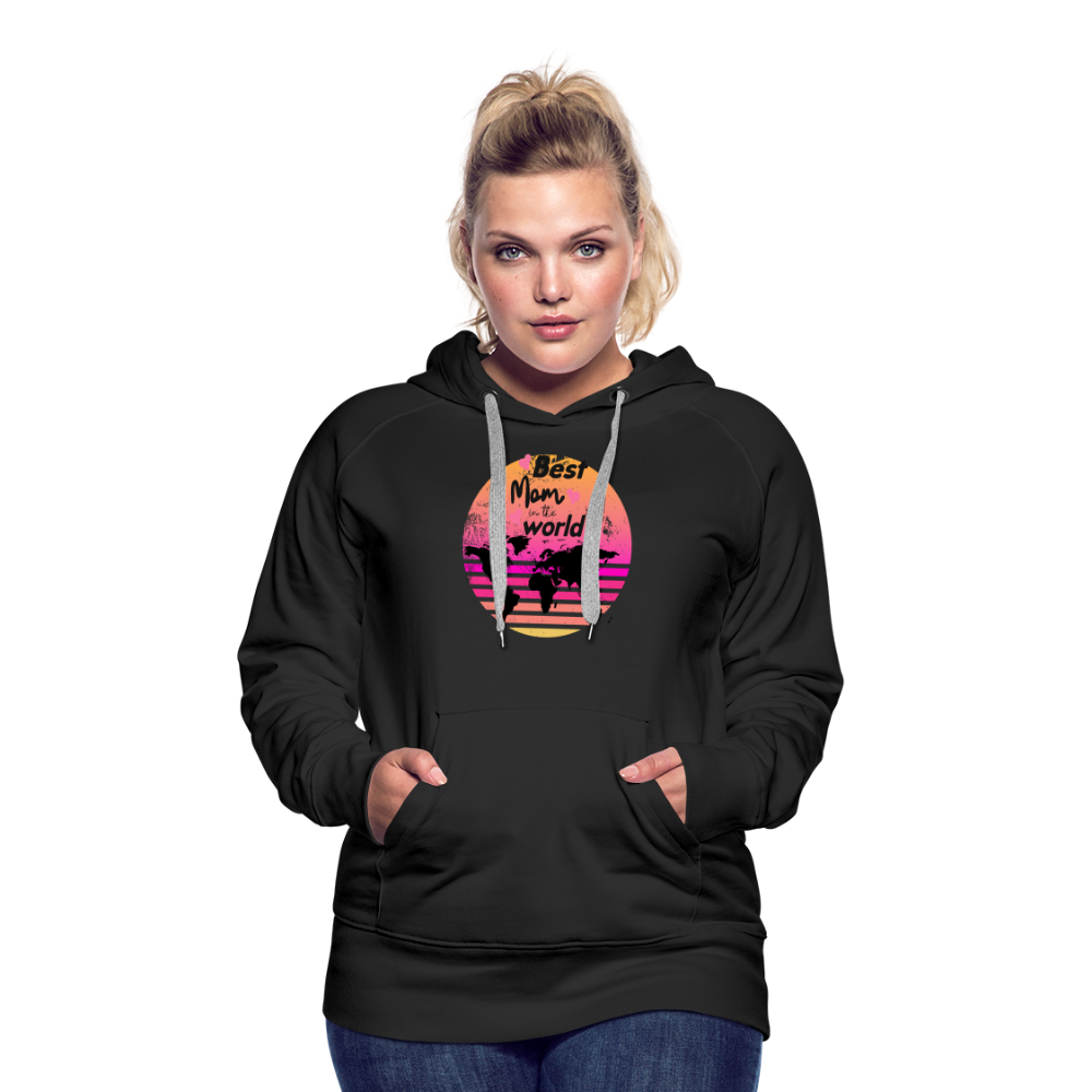 Frauen Premium Hoodie - Best Mom in the world - Schwarz