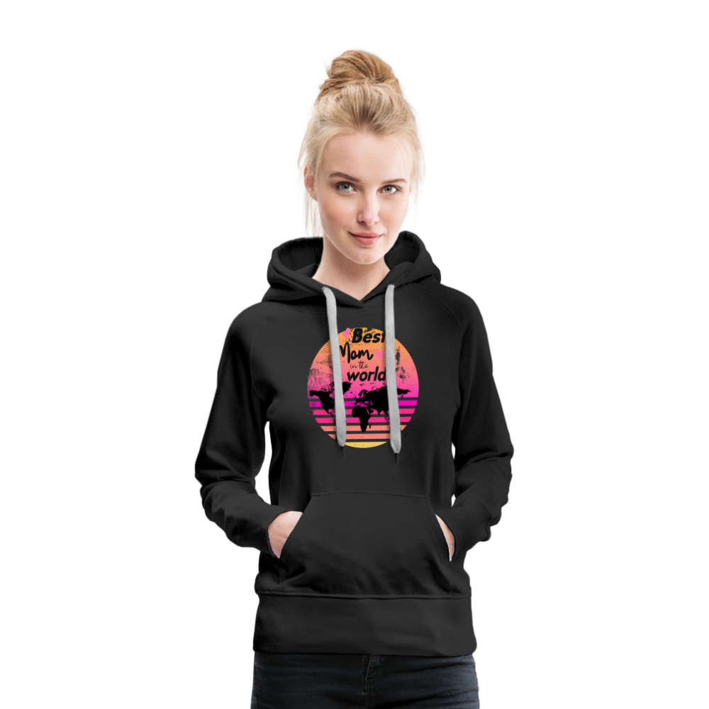 Frauen Premium Hoodie - Best Mom in the world - Schwarz