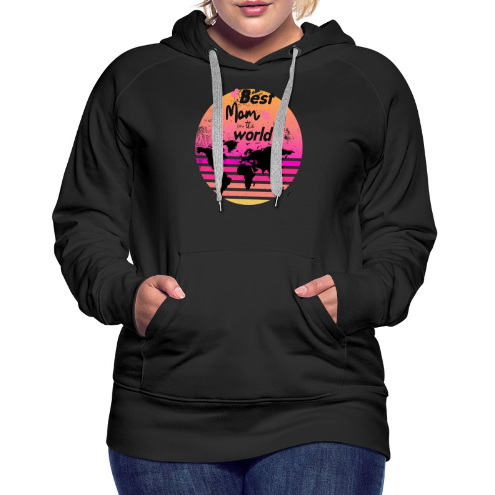 Frauen Premium Hoodie - Best Mom in the world - Schwarz