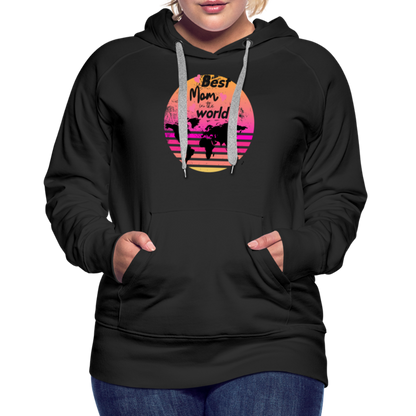 Frauen Premium Hoodie - Best Mom in the world - Schwarz