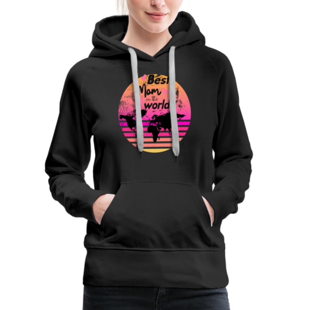 Frauen Premium Hoodie - Best Mom in the world - Schwarz