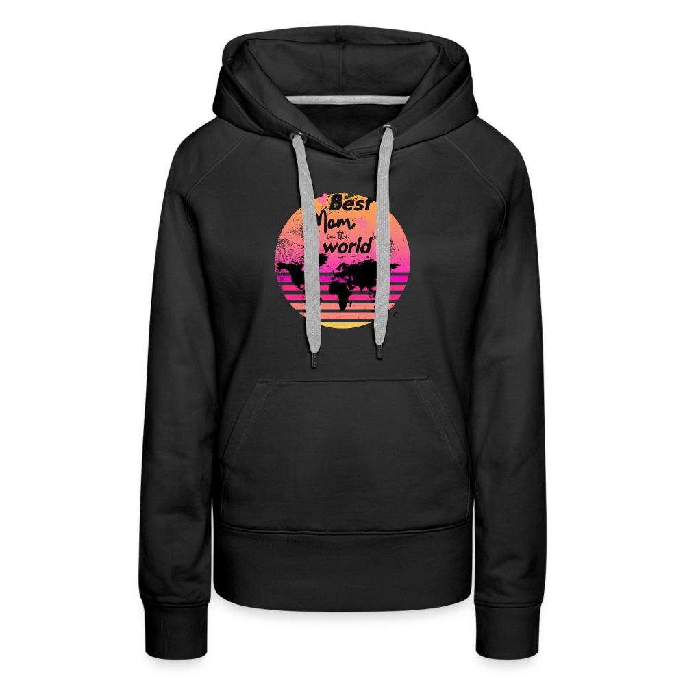 Frauen Premium Hoodie - Best Mom in the world - Schwarz