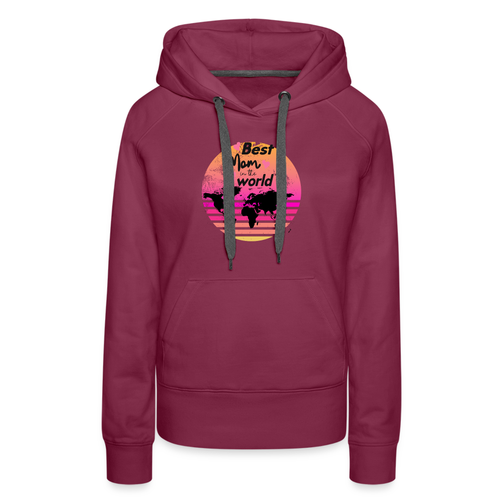 Frauen Premium Hoodie - Best Mom in the world - Bordeaux