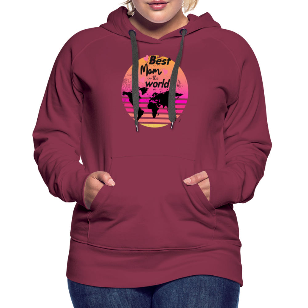 Frauen Premium Hoodie - Best Mom in the world - Bordeaux