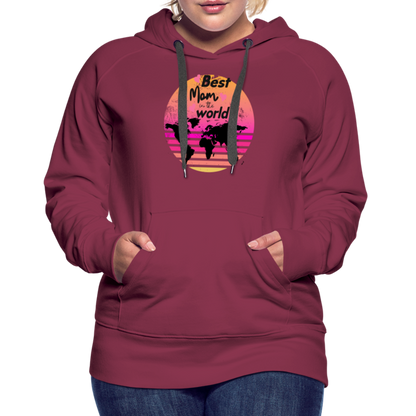 Frauen Premium Hoodie - Best Mom in the world - Bordeaux