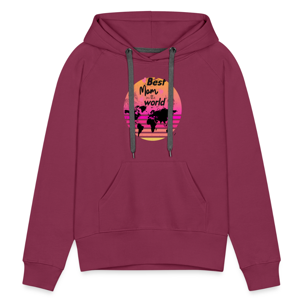 Frauen Premium Hoodie - Best Mom in the world - Bordeaux