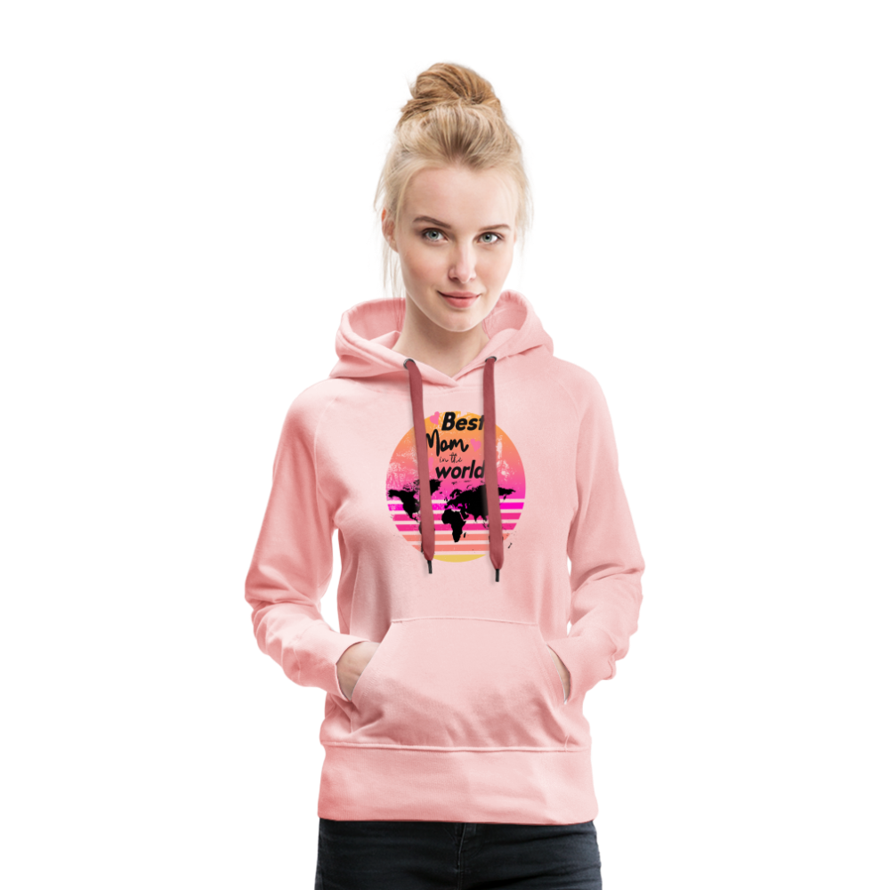 Frauen Premium Hoodie - Best Mom in the world - Kristallrosa