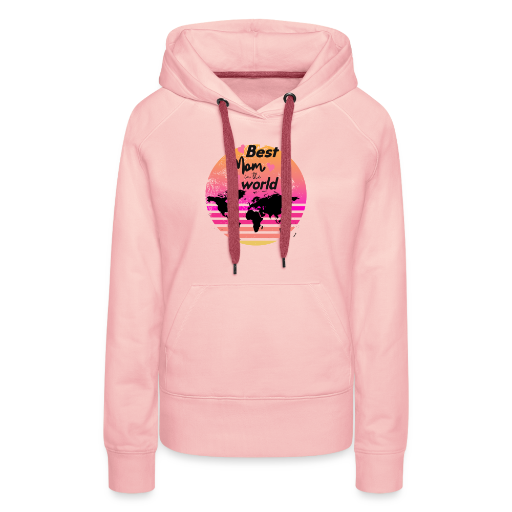 Frauen Premium Hoodie - Best Mom in the world - Kristallrosa