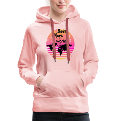 Frauen Premium Hoodie - Best Mom in the world - Kristallrosa