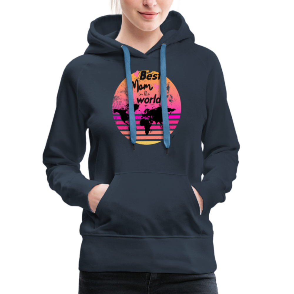 Frauen Premium Hoodie - Best Mom in the world - Navy