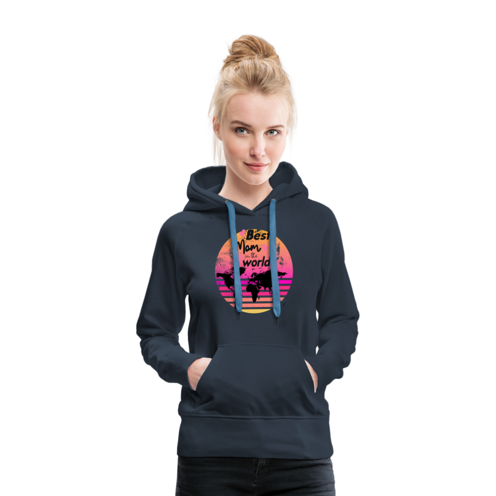 Frauen Premium Hoodie - Best Mom in the world - Navy