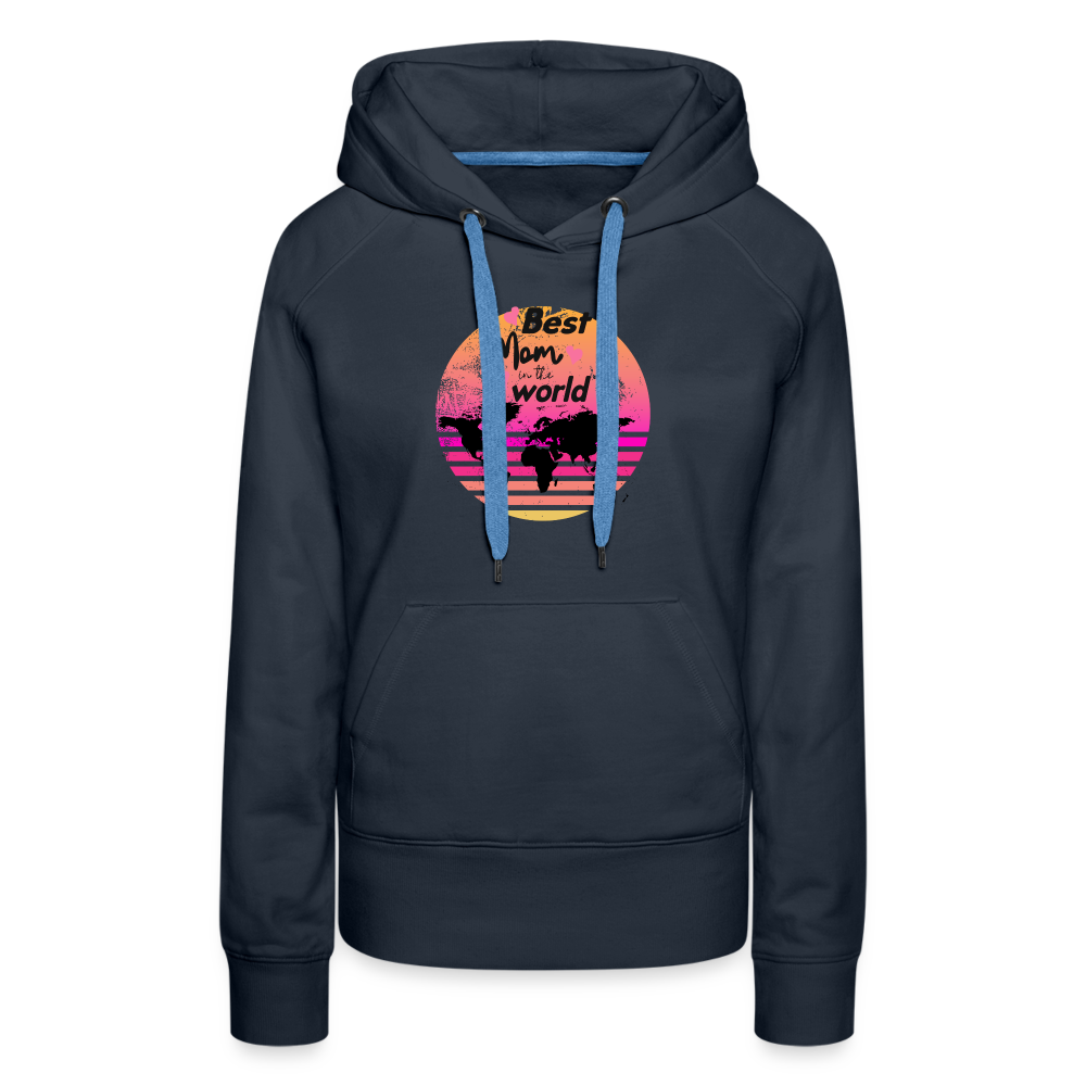 Frauen Premium Hoodie - Best Mom in the world - Navy