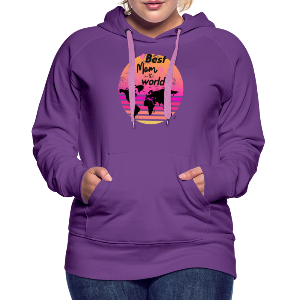 Frauen Premium Hoodie - Best Mom in the world - Purple