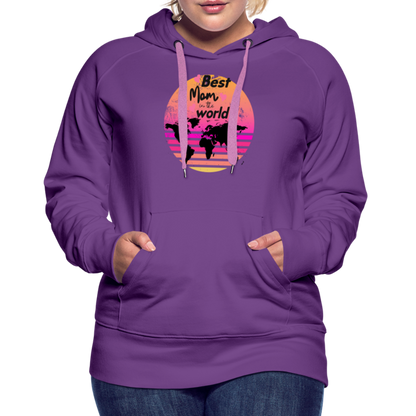 Frauen Premium Hoodie - Best Mom in the world - Purple