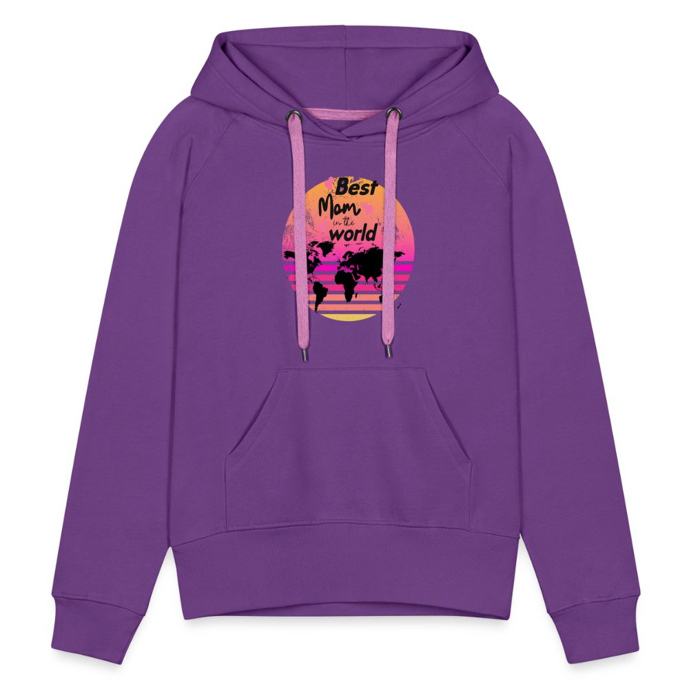 Frauen Premium Hoodie - Best Mom in the world - Purple