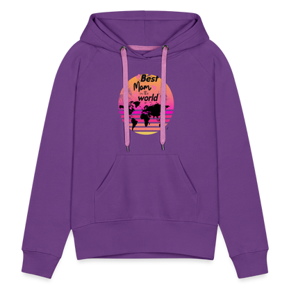 Frauen Premium Hoodie - Best Mom in the world - Purple