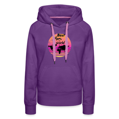 Frauen Premium Hoodie - Best Mom in the world - Purple