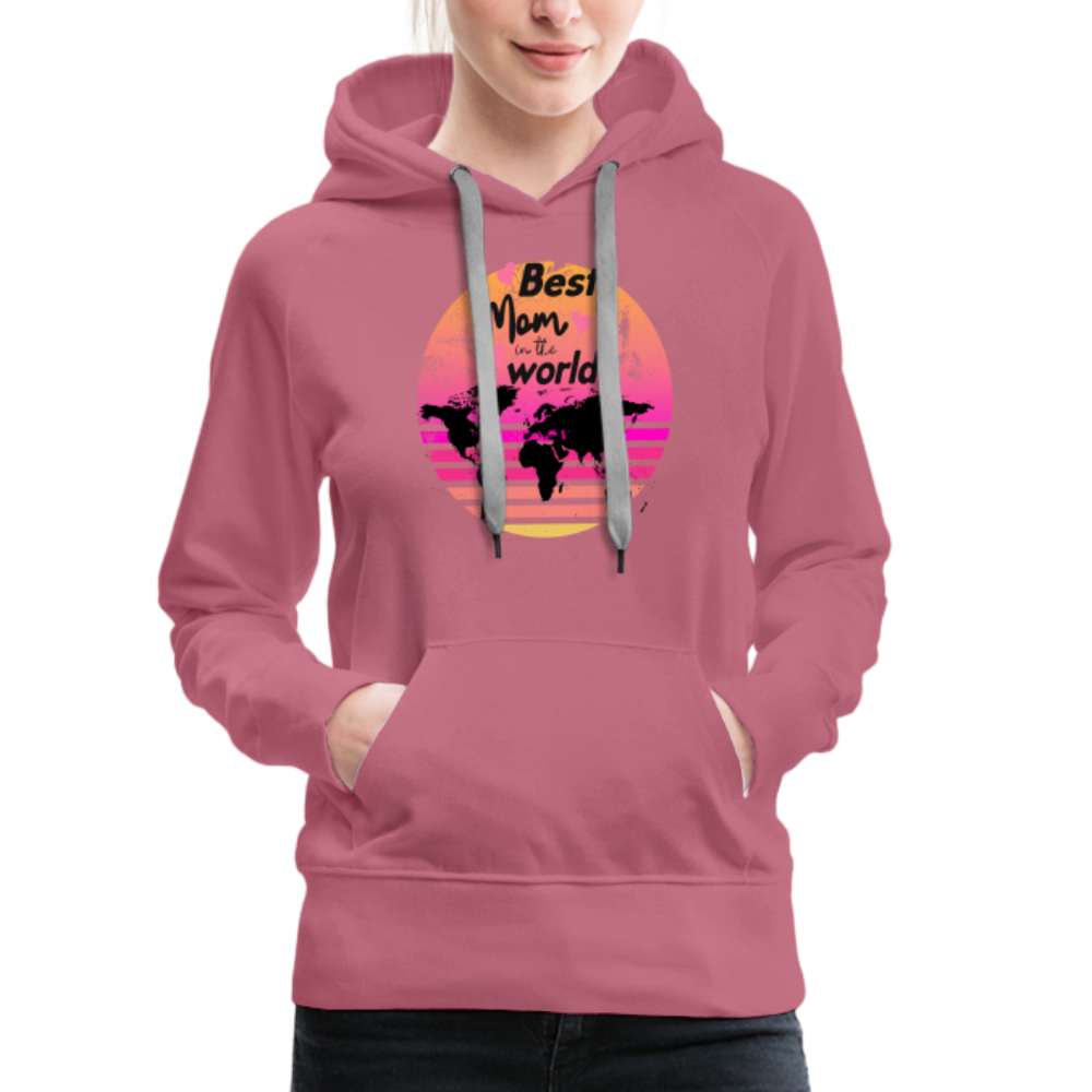 Frauen Premium Hoodie - Best Mom in the world - Malve