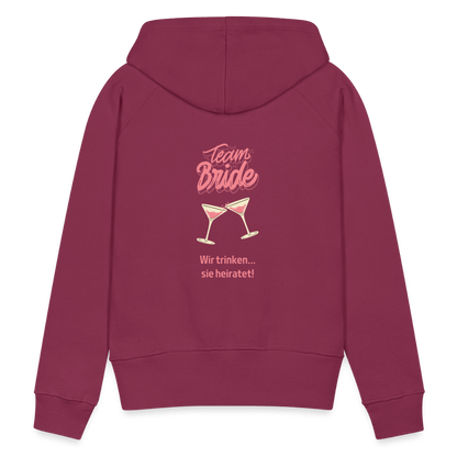 Frauen Premium Hoodie - Team Bride - Bordeaux