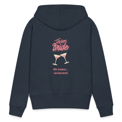 Frauen Premium Hoodie - Team Bride - Navy