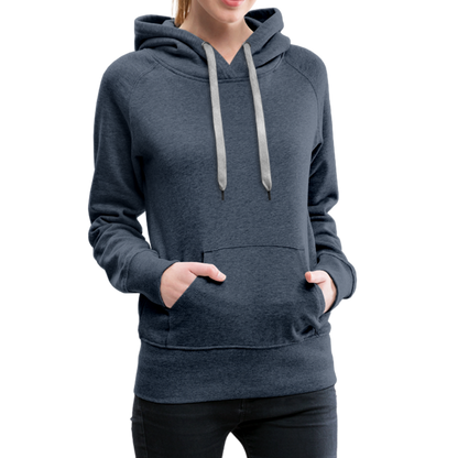 Frauen Premium Hoodie - Team Bride - Jeansblau