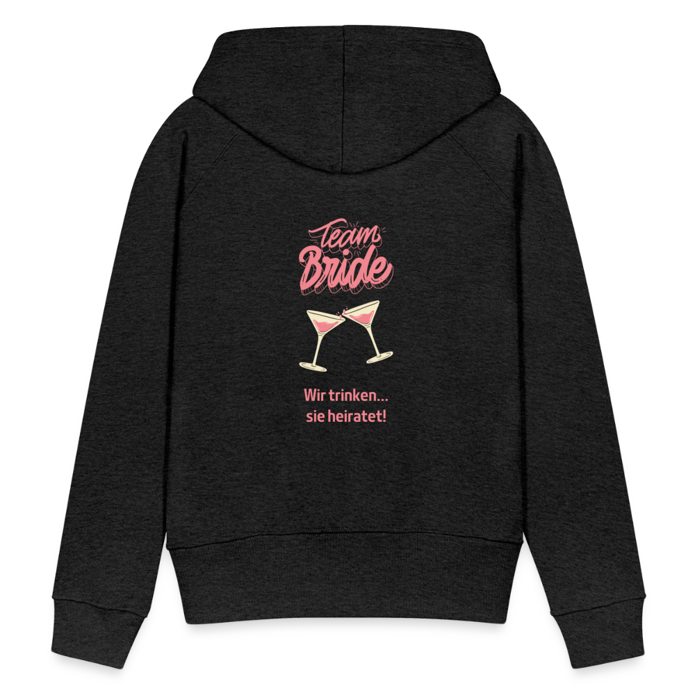 Frauen Premium Hoodie - Team Bride - Anthrazit