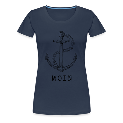 Frauen Premium T-Shirt - Moin - Navy