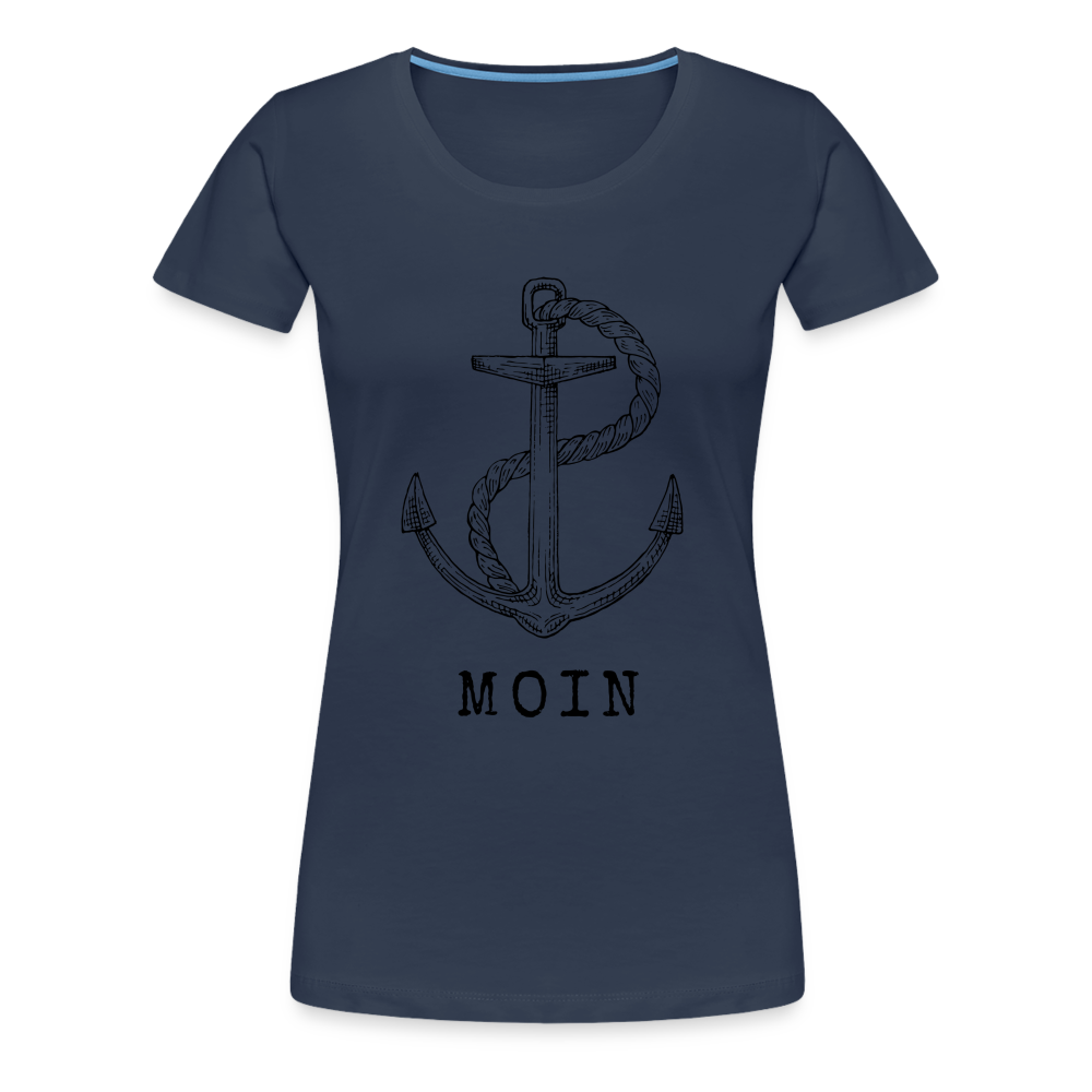 Frauen Premium T-Shirt - Moin - Navy