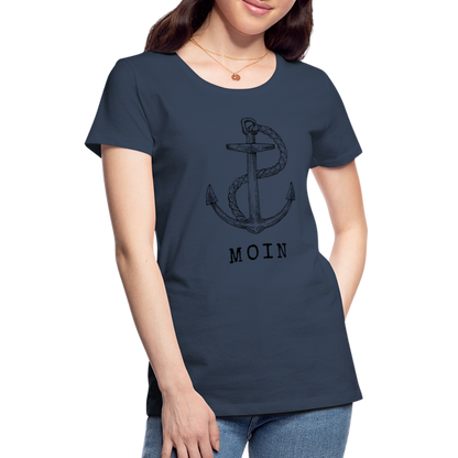 Frauen Premium T-Shirt - Moin - Navy